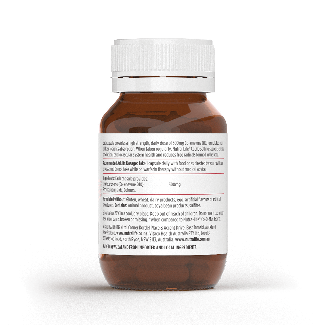 Nutra-life CoQ10 300mg 30C