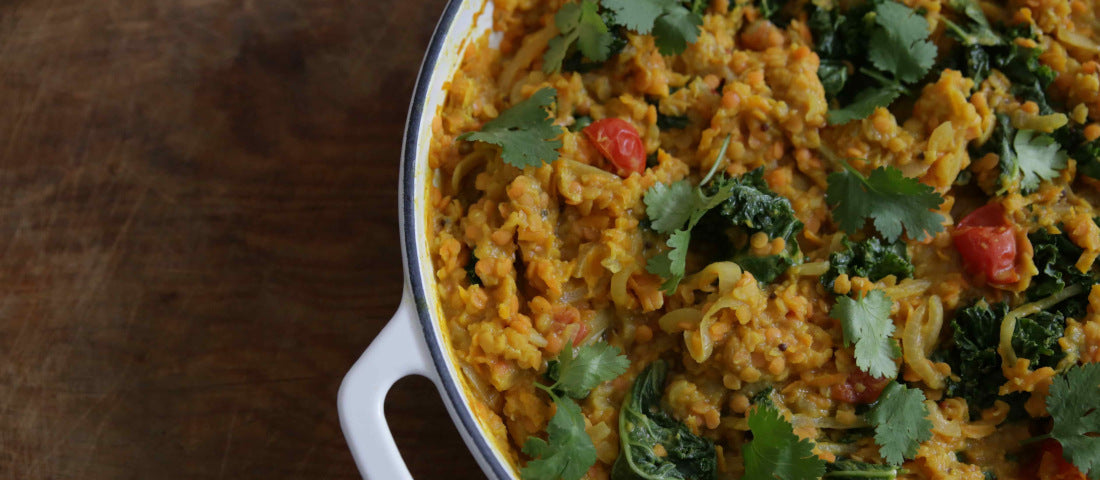 Carrot & Kale Dhal by Brown Paper Bag Nutrition