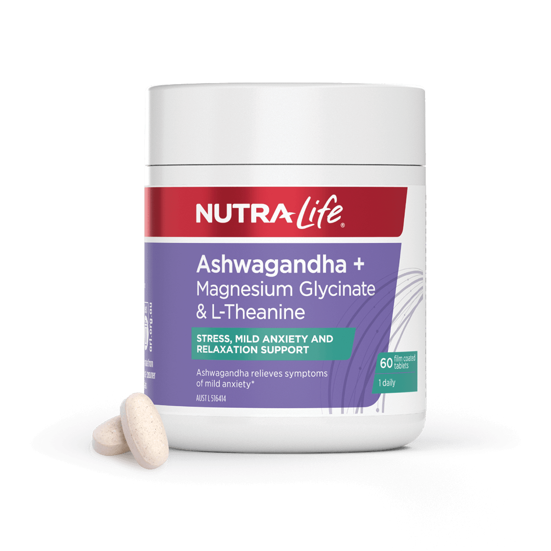 Ashwagandha + Magesium Glycinate & L-Theanine FOP