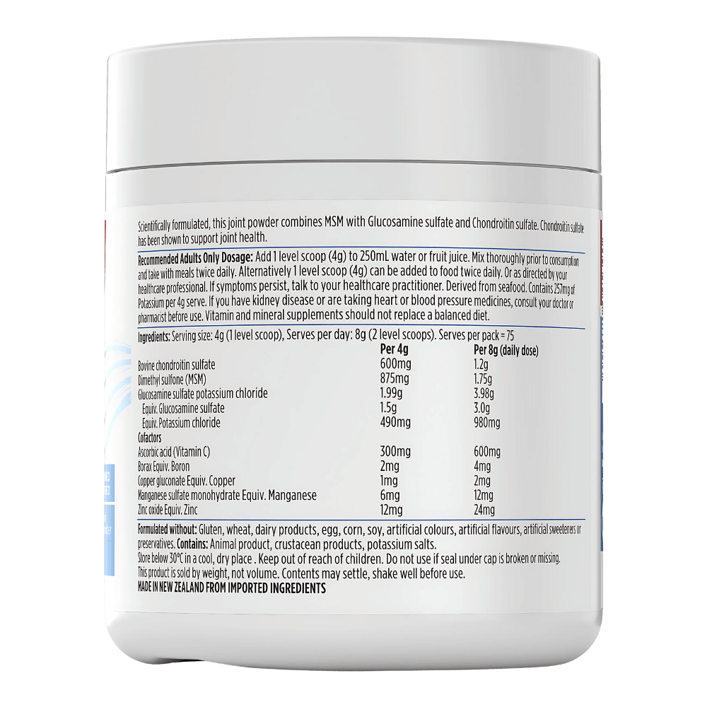 Joint Formula + MSM Concentrate Powder BOP