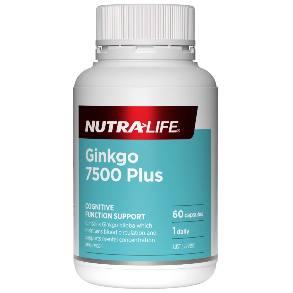 Nutra-life Ginkgo 7500 Plus 60C