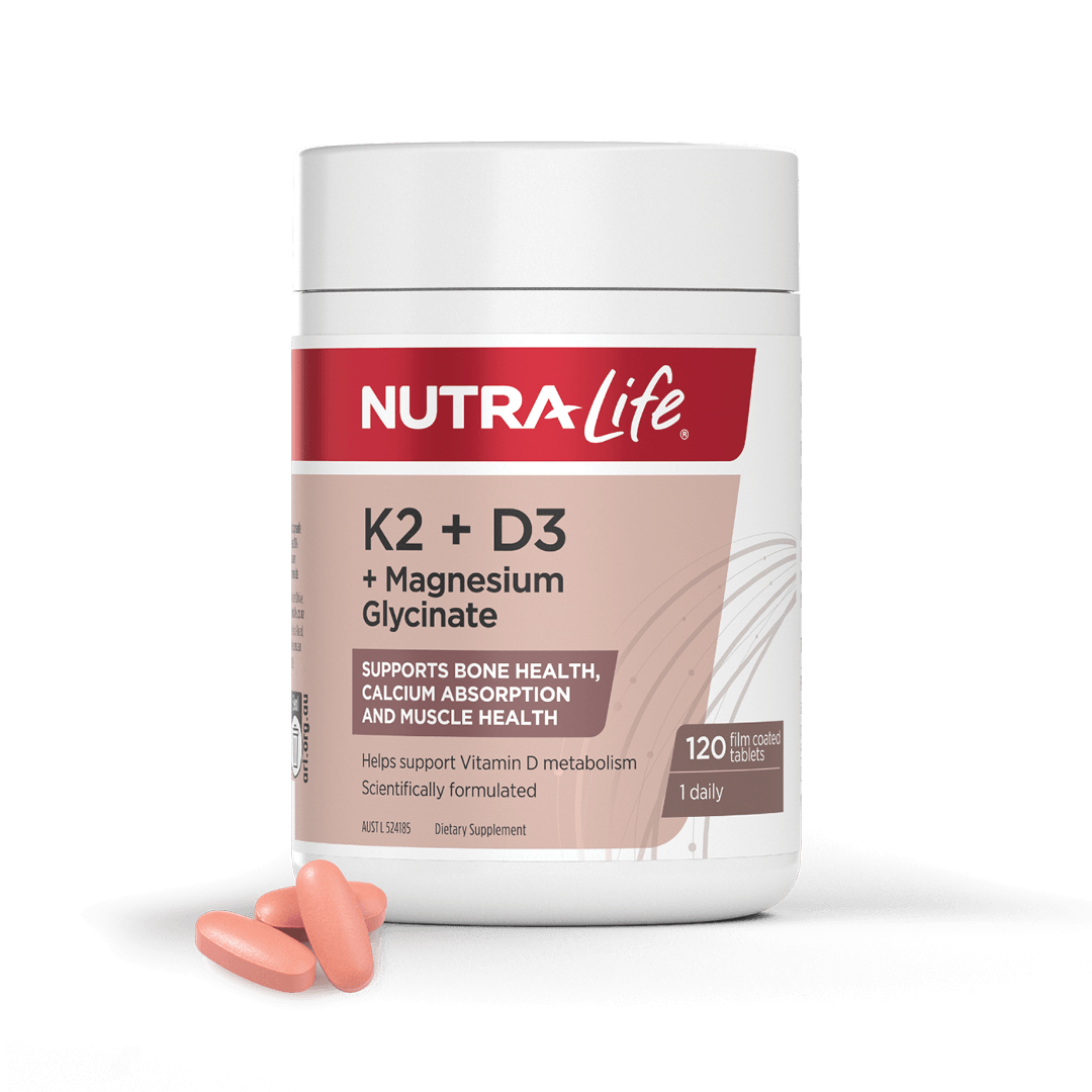 Nutra-life K2 + D3 + Magnesium Glycinate 60 FOP