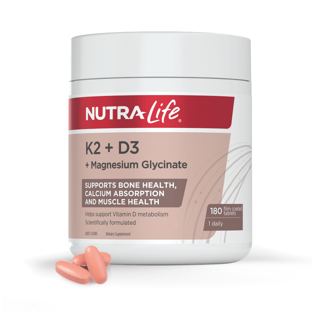 Nutra-life K2 + D3 + Magnesium Glycinate 60 FOP