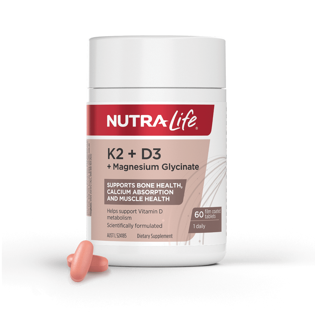 Nutra-life K2 + D3 + Magnesium Glycinate 60 FOP