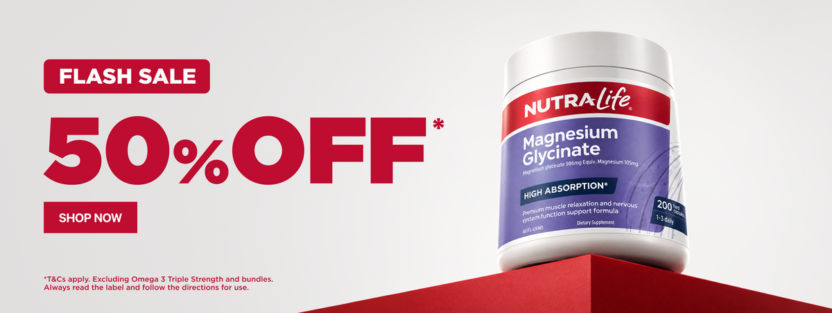 Nutra-life Flash Sale 50% OFF