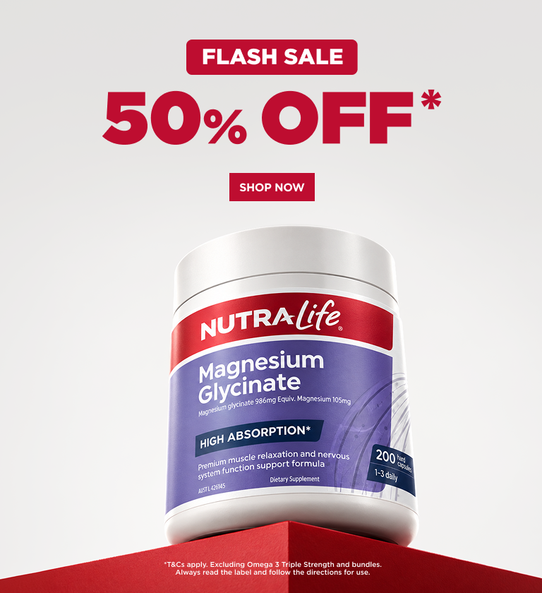 Nutra-life Flash Sale 50% OFF