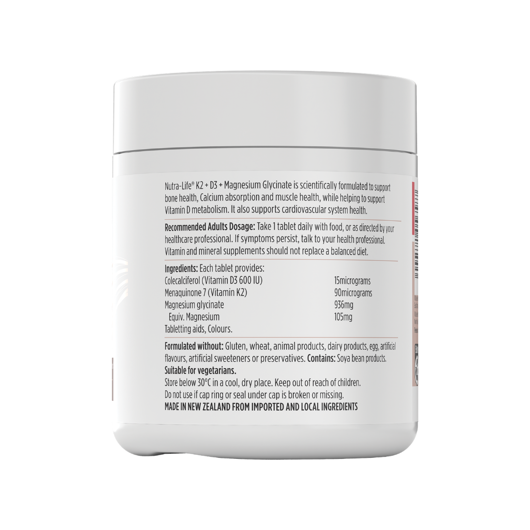 Nutra-life K2 + D3 + Magnesium Glycinate BOP