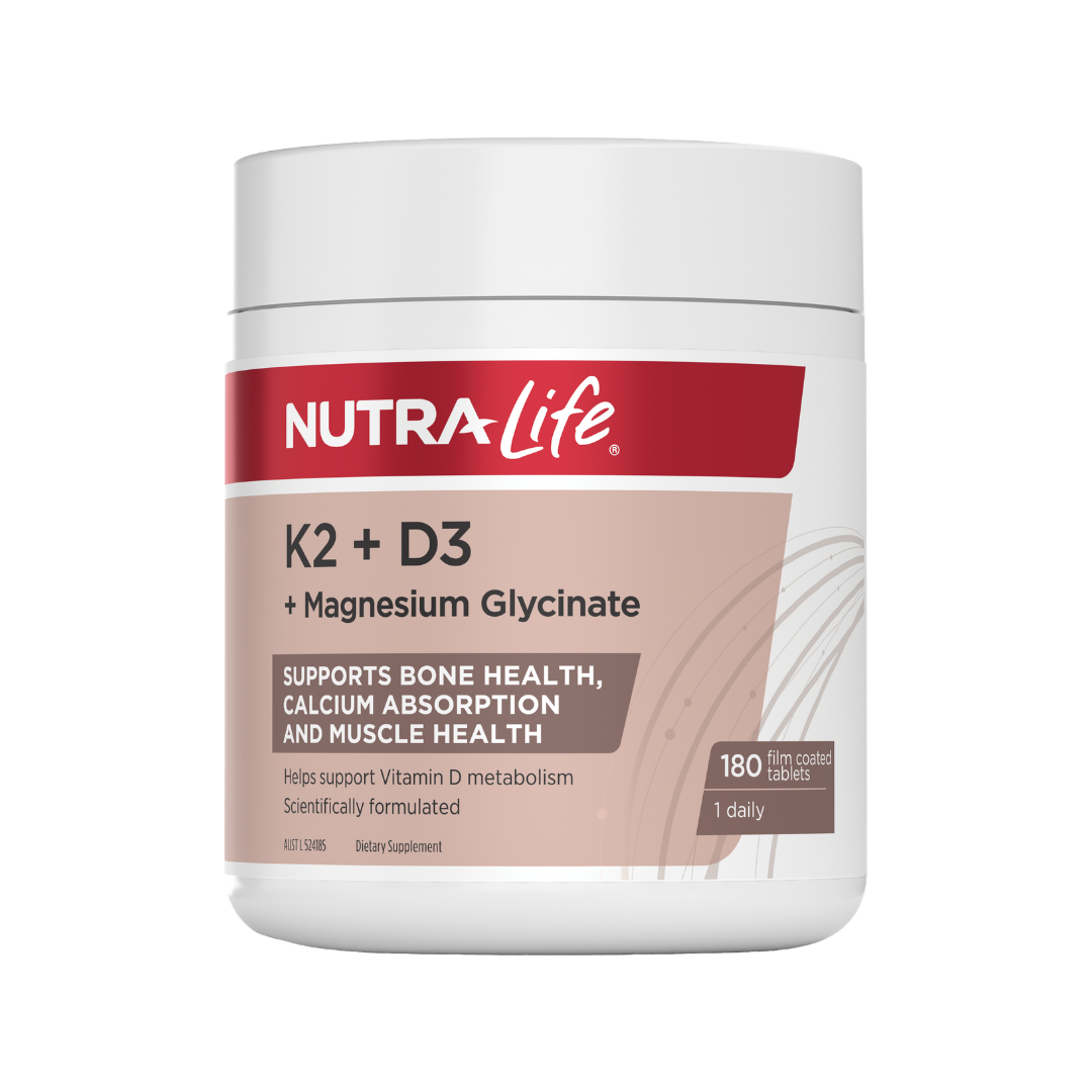 Nutra-life K2 + D3 + Magnesium Glycinate FOP